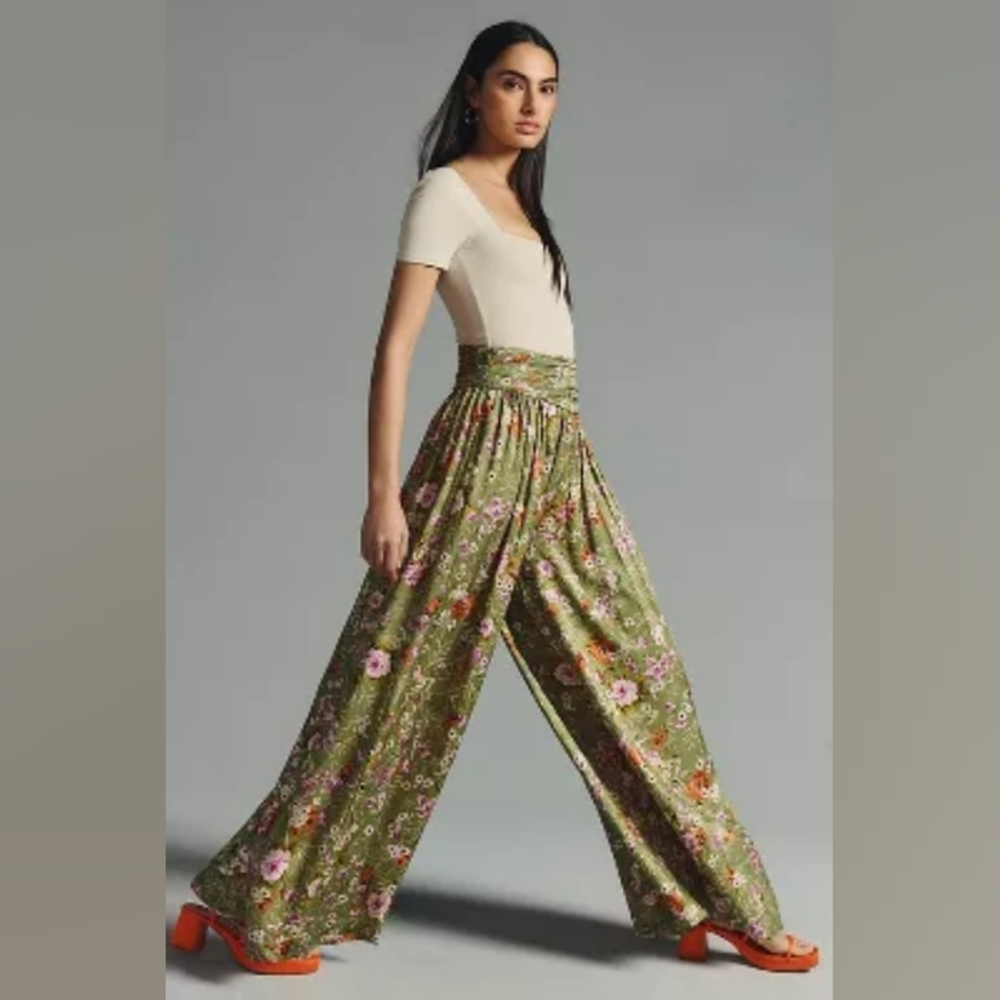 Anthropologie Wide-Leg Pants
